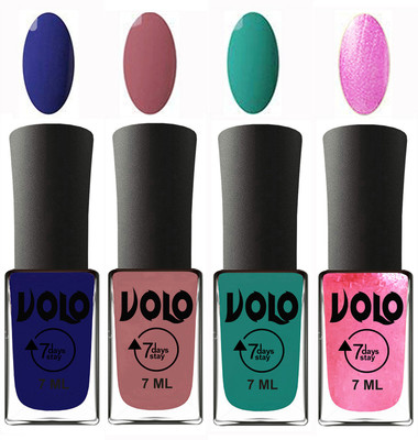 Volo Ultra Lasting HD Shine Awesome Nail Polish Combo Navy Blue, Chocolate Peach, Radium Green, Metallic Pink(Pack of 4)
Volo Ultra Lasting HD Shine Awesome Nail Polish Combo Navy Blue, Chocolate Peach, Radium Green, Metallic Pink(Pack of 4)