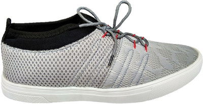 D&T SYNTHETIC CASUAL - 0019 Canvas Shoes For Men(Grey