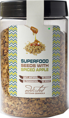 Addicted Supperfood Seeds with Spiced Apple 400gm(400 g)