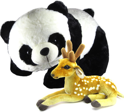 Gift Decor Shop Deer Stuffed soft Toy (Orange/White, 25 cm) Combo with soft toy panda for kids (Black/white, 40 cm) - 25 cm(Multicolor)
Gift Decor Shop Deer Stuffed soft Toy (Orange/White, 25 cm) Combo with soft toy panda for kids (Black/white, 40 cm) - 25 cm(Multicolor)