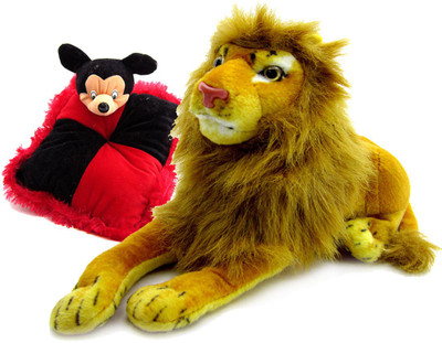 Gift Decor Shop Lion Stuffed soft Toy (Yellow, 21 cm) Combo with soft micky mouse pillow for kids (Red/Black, 28 cm) - 21 cm(Multicolor)
Gift Decor Shop Lion Stuffed soft Toy (Yellow, 21 cm) Combo with soft micky mouse pillow for kids (Red/Black, 28 cm) - 21 cm(Multicolor)