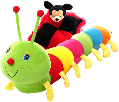 Gift Decor Shop caterpillar Stuffed soft Toy (Multi, 58 cm) Combo with soft micky mouse pillow for kids (Multi, 28 cm) - 58 cm(Multicolor)
Gift Decor Shop caterpillar Stuffed soft Toy (Multi, 58 cm) Combo with soft micky mouse pillow for kids (Multi, 28 cm) - 58 cm(Multicolor)