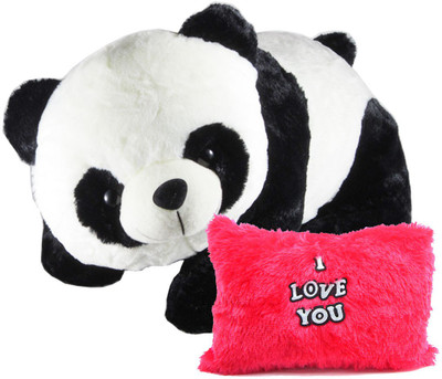 Gift Decor Shop Panda Stuffed soft Toy (Black/White, 40 cm) Combo with soft I love you pillow for kids (Red, 25 cm) - 40 cm(Multicolor)
Gift Decor Shop Panda Stuffed soft Toy (Black/White, 40 cm) Combo with soft I love you pillow for kids (Red, 25 cm) - 40 cm(Multicolor)
