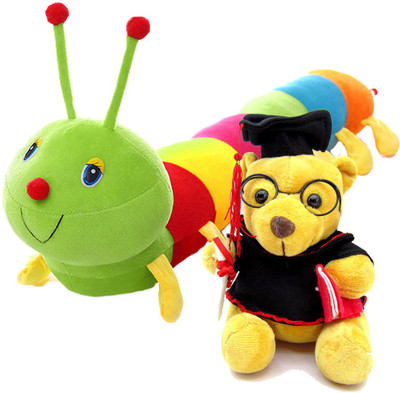 Gift Decor Shop caterpillar Stuffed soft Toy (Multi, 58 cm) Combo with soft toy scholarship teddy bear for kids (Multi, 18 cm) - 58 cm(Multicolor)
Gift Decor Shop caterpillar Stuffed soft Toy (Multi, 58 cm) Combo with soft toy scholarship teddy bear for kids (Multi, 18 cm) - 58 cm(Multicolor)