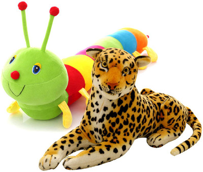 Gift Decor Shop caterpillar Stuffed soft Toy (Multi, 58 cm) Combo with soft toy leopard for kids (Black/ Orange, 22 cm) - 58 cm(Multicolor)
Gift Decor Shop caterpillar Stuffed soft Toy (Multi, 58 cm) Combo with soft toy leopard for kids (Black/ Orange, 22 cm) - 58 cm(Multicolor)