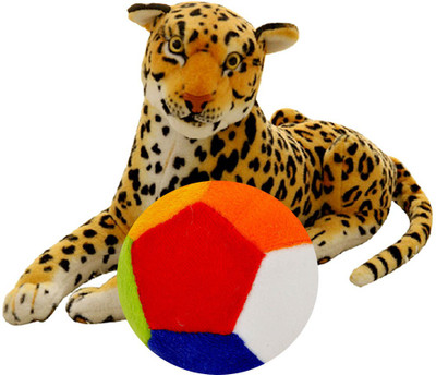 Gift Decor Shop Leopard Stuffed soft Toy (Orange/Black, 22 cm) Combo with soft toy ball for kids (Multi, 15 cm) - 22 cm(Multicolor)
Gift Decor Shop Leopard Stuffed soft Toy (Orange/Black, 22 cm) Combo with soft toy ball for kids (Multi, 15 cm) - 22 cm(Multicolor)
