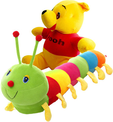 Gift Decor Shop caterpillar Stuffed soft Toy (Multi, 58 cm) Combo with soft toy pooh for kids (Multi, 36 cm) - 58 cm(Multicolor)
Gift Decor Shop caterpillar Stuffed soft Toy (Multi, 58 cm) Combo with soft toy pooh for kids (Multi, 36 cm) - 58 cm(Multicolor)