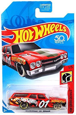 Hot Wheels 2018 50th Anniversary HW Daredevils '70 Chevelle SS Wagon, Red(Multicolor)
Hot Wheels 2018 50th Anniversary HW Daredevils '70 Chevelle SS Wagon, Red(Multicolor)