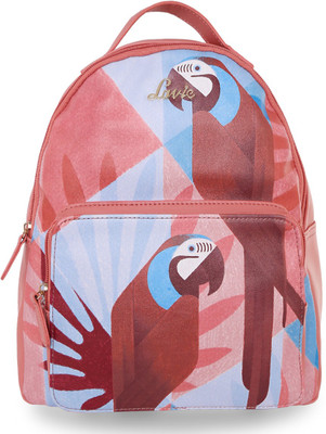 Lavie Pink Medium Backpacks 2.5 L Backpack(Pink)