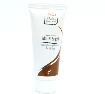 Rahul Phate's Research Product Mat-N-Bright: Skin Lightening Cleanser for Oily Skin(50 g)
Rahul Phate's Research Product Mat-N-Bright: Skin Lightening Cleanser for Oily Skin(50 g)