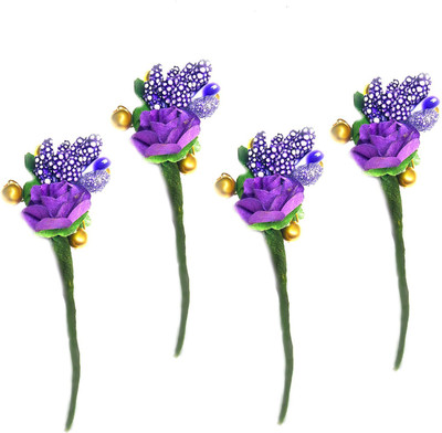 Rapidsflow® Juda Pins For Women Party Wear/Juda Pins For Wedding/Hair Decoration Flowers Set Of 4 Flower Pins) Hair Pin(Purple)
Rapidsflow® Juda Pins For Women Party Wear/Juda Pins For Wedding/Hair Decoration Flowers Set Of 4 Flower Pins) Hair Pin(Purple)