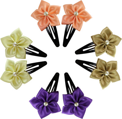 Threads N Ribbons Pair of 4 Multicolour Flower Tic Tac Clip, Hair Clip, Hair Pin(Multicolor)
Threads N Ribbons Pair of 4 Multicolour Flower Tic Tac Clip, Hair Clip, Hair Pin(Multicolor)