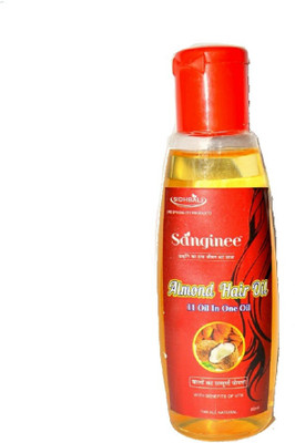 sanginee ALMOND HAIR OIL 80ML Hair Oil(80 ml)