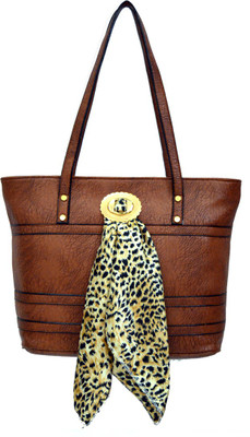 AGINOS Hand-held Bag(Brown)