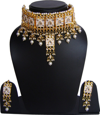 Narbhindia Alloy Jewel Set(Gold)