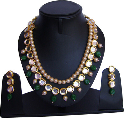 Narbhindia Alloy Jewel Set(Gold)