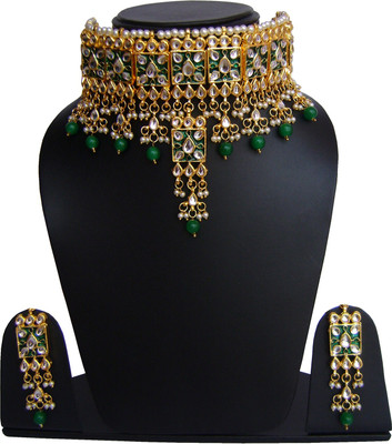 Narbhindia Alloy Jewel Set(Gold)