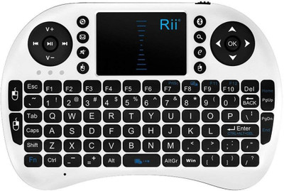 RHONNIUM ™ Backlight 2.4GHz Air Mouse Gaming Touchpad for Windows/Mac/OS PC Android TV BOX Laptop Wireless, Bluetooth Gaming Keyboard(White)
RHONNIUM ™ Backlight 2.4GHz Air Mouse Gaming Touchpad for Windows/Mac/OS PC Android TV BOX Laptop Wireless, Bluetooth Gaming Keyboard(White)