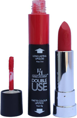 Half N Half Double Use For Lips Shade (15)(Fusion Pink, 4 g)