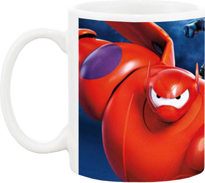 Ashvah Disney Big Hero 6 Ceramic Mug(350 ml), Multicolor