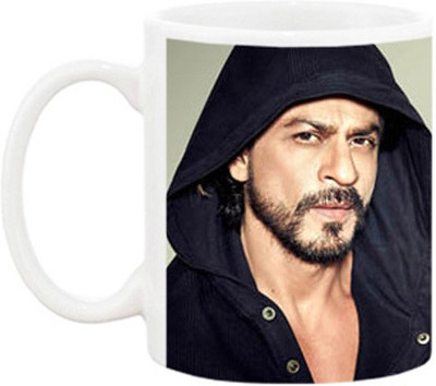 Ashvah Shahrukh Khan 10 Ceramic Mug(350 ml), Multicolor