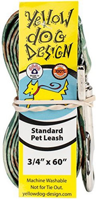 Yellow Dog Dog Collar & Leash(, Multicolor
