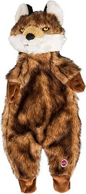 Ethical Pets 54323 Furzz Fox Pet Squeak Toys Cotton Fetch Toy For Dog