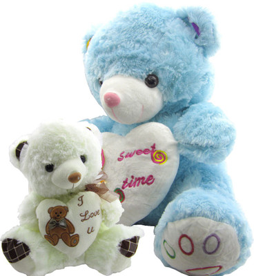 Gift Decor Shop Teddy Bear Soft Toy (Blue, 50.8 cm) Sweet Time Combo with stuffed toy white I love you teddy bear for Kids (White, 39 cm) - 51 cm(Multicolor)
Gift Decor Shop Teddy Bear Soft Toy (Blue, 50.8 cm) Sweet Time Combo with stuffed toy white I love you teddy bear for Kids (White, 39 cm) - 51 cm(Multicolor)