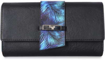 Baggit Women Casual Black Artificial Leather Wallet(8 Card Slots)