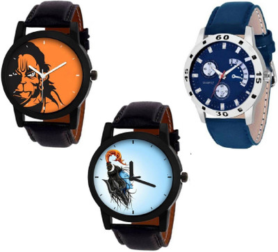 TRUE KART ALK8106-Mens Exclusive (Casual+PartyWear+Formal) Designer Combo Watch - For Men