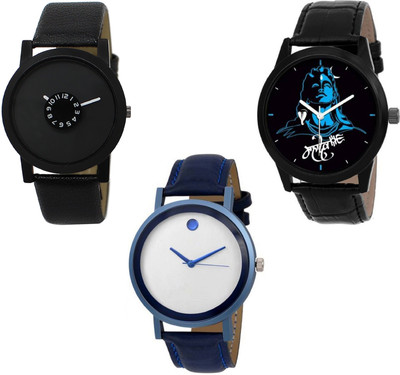 TRUE KART ALK8059-Mens Exclusive (Casual+PartyWear+Formal) Designer Combo Watch - For Men