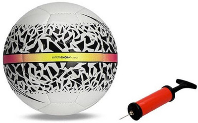 Unik Hypermenon White Football with Inflating Air Pump Football - Size: (Pack of 2, Multicolor
Unik Hypermenon White Football with Inflating Air Pump Football - Size: (Pack of 2, Multicolor