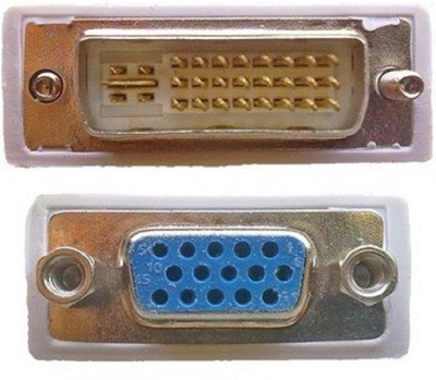 StudioArtz DVI-I Male 29 to 15 Pin VGA Female Adapter for Monitor Display VGA Cable(Compatible with Computer, Multicolor)
StudioArtz DVI-I Male 29 to 15 Pin VGA Female Adapter for Monitor Display VGA Cable(Compatible with Computer, Multicolor)