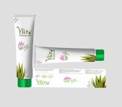 Vitro Naturals Aloe Skin Gel (Tube) 50 gm set of 2(50 g)