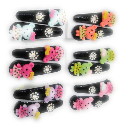 Khubsurat Tic-Tac Stone Stud Hair Clips for Kids & Girls, Set of 6 Pairs Different Colors Tic Tac Clip, Hair Clip(Multicolor)
Khubsurat Tic-Tac Stone Stud Hair Clips for Kids & Girls, Set of 6 Pairs Different Colors Tic Tac Clip, Hair Clip(Multicolor)