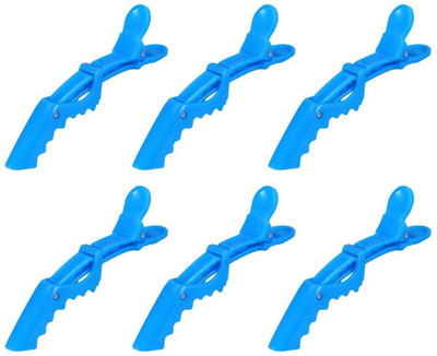sweetpea Bill Hair Clips Metal Alligator Curl Clips Sectioning Clips with Holes (Set Of 6) Hair Clip(Blue)
sweetpea Bill Hair Clips Metal Alligator Curl Clips Sectioning Clips with Holes (Set Of 6) Hair Clip(Blue)