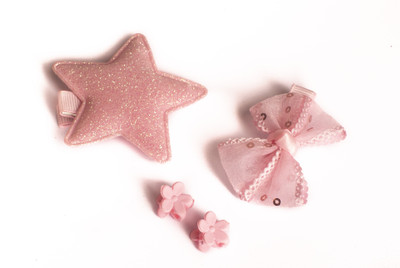 tendertwigs Hair Clips For Baby Girls Hair Clip(Pink)