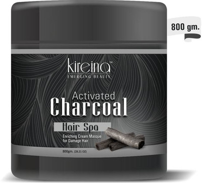 Kireina Activated Charcoal Hair spa 800gm (28.21oz)(800 g)