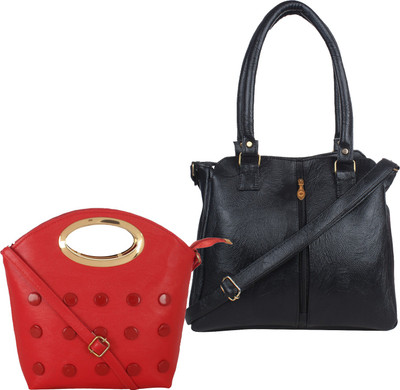 Fillincart Messenger Bag(Red, Black), Black;red