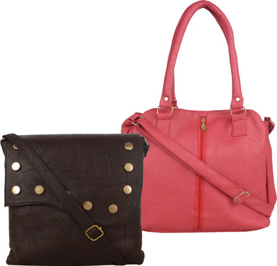 Fillincart Messenger Bag(Brown, Pink)
Fillincart Messenger Bag(Brown, Pink)