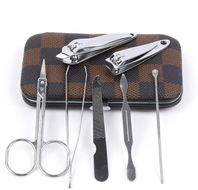 OXGENTA ™ 6Pcs Manicure&Pedicure Set Nail Clippers Scissors Grooming Kit Nail Tools with Case(116 g, Set of 6)
OXGENTA ™ 6Pcs Manicure&Pedicure Set Nail Clippers Scissors Grooming Kit Nail Tools with Case(116 g, Set of 6)