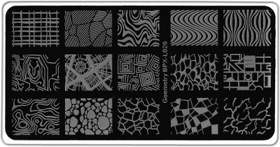 Born Pretty Geometry BPX-L020 Stainless Steel Nail Stamping Image Plate.(Steel)
Born Pretty Geometry BPX-L020 Stainless Steel Nail Stamping Image Plate.(Steel)