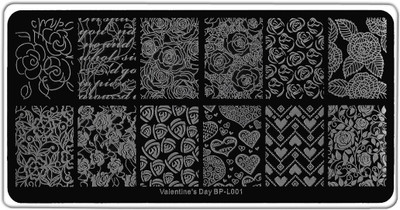 Born Pretty Valentine’s Day BP-L001 Stainless Steel Nail Stamping Image Plate.(Steel)
Born Pretty Valentine’s Day BP-L001 Stainless Steel Nail Stamping Image Plate.(Steel)