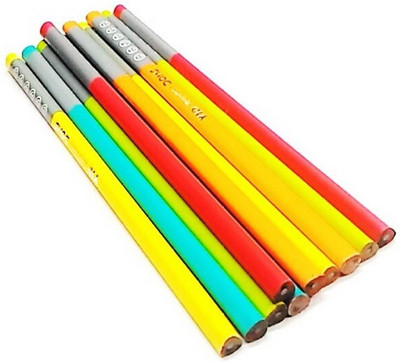 DOMS Y1+ Pencil(Yellow, Green, Orange, Red)
