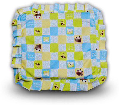 Guru Kripa Baby Products Printed Baby Pillow Pack of 1(Green)