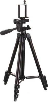 CALLIE Tripod - 3120 with Mobile Clip Holder & Carry Travel Bag Monopod(Black, Supports Up to 2 g)
CALLIE Tripod - 3120 with Mobile Clip Holder & Carry Travel Bag Monopod(Black, Supports Up to 2 g)