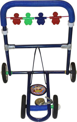 KAAZZ Musical Activity Walker With Parent Rod(Blue)