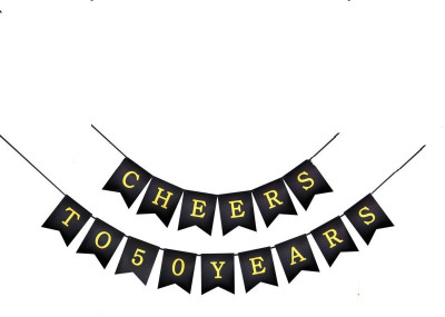 Theme My Party Cheers to 50 Years Banner 50th Birthday Party Banner 50th Anniversary Party Decoration Bunting Banner(10 ft, Pack of 1)
Theme My Party Cheers to 50 Years Banner 50th Birthday Party Banner 50th Anniversary Party Decoration Bunting Banner(10 ft, Pack of 1)