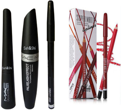 Sah&Shi Super Matte lip Liner Pencil with Mascara, Eyeliner & Eyebrow Pencil(Set of 2)
Sah&Shi Super Matte lip Liner Pencil with Mascara, Eyeliner & Eyebrow Pencil(Set of 2)