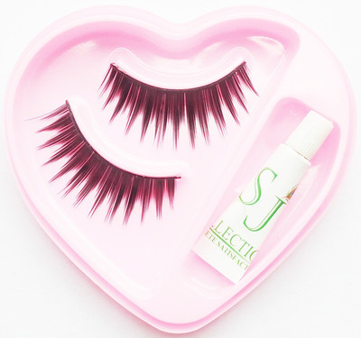 SJ COLLECTION Natural Black False Eyelash Pack of One(Pack of 1)